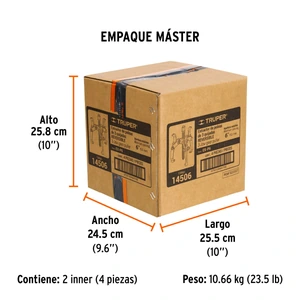 Extractor de poleas, 3 quijadas, 6