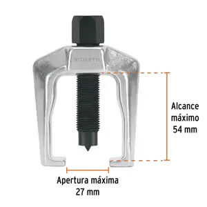Extractor Pitman, alcance 54 mm, uso ligero, Truper