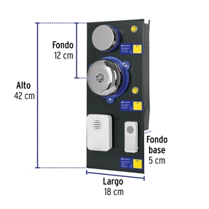 Exhibidor probador de timbres, Volteck