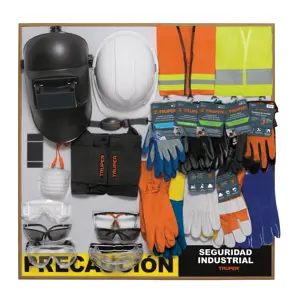 Truper Exhibidor de Seguridad industrial, 80x80 cm, 1 tablero