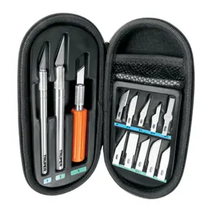17512 / EXA-11 Juego de exactos Hobby con 11 piezas en estuche, Truper