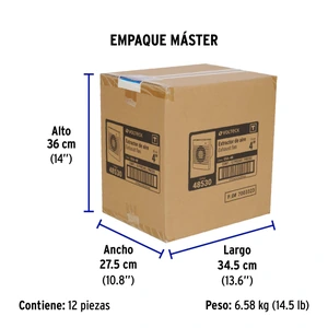Extractor de aire de 4