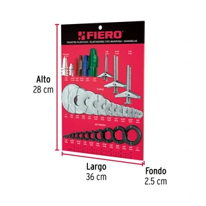 Exhibidor de taquetes y sujetadores, FIERO