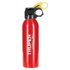 Extintor portátil desechable 300 g, polvo tipo ABC, Truper