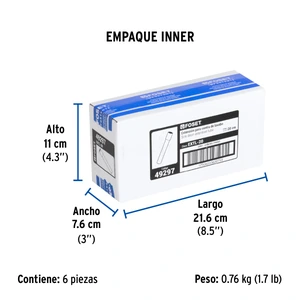 Foset Extensión 20 cm latón cromado para contra de lavabo, 1-1/4
