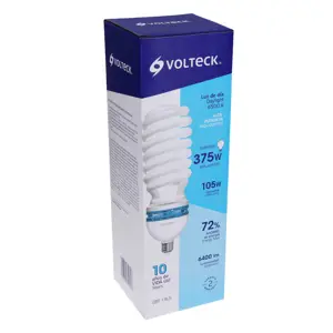 47101 / F-105EC Volteck Lámpara espiral T5 105 W alta potencia luz de día, caja