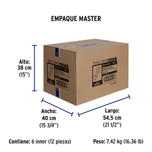 Volteck Lámpara espiral 105 W base mogul E39 220 V luz día, caja