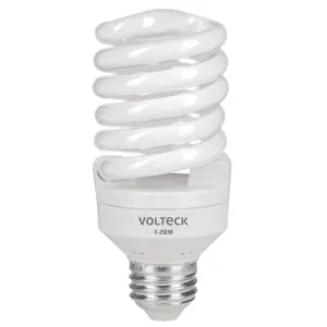 Lámpara espiral mini T2 25 W luz de día en blíster, Volteck