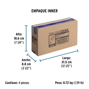 Volteck Lámpara espiral T4 45 W alta potencia luz de día, caja