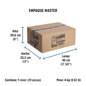 Volteck Lámpara espiral T4 45 W alta potencia luz de día, caja
