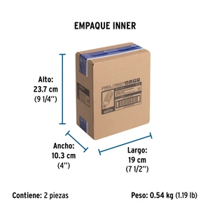 Volteck Lámpara espiral T4 65 W alta potencia luz de día, caja