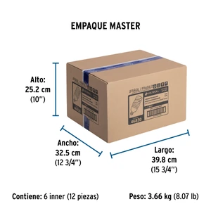 Volteck Lámpara espiral T4 65 W alta potencia luz de día, caja