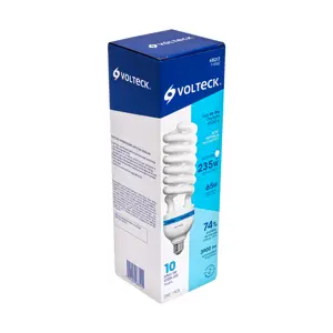 Volteck Lámpara espiral T5 65 W alta potencia luz de día, caja