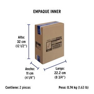 Volteck Lámpara espiral 65 W base mogul E39 220 V luz día, caja