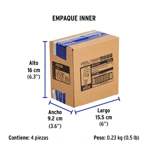 Lámpara espiral mini T2 9 W luz de día en blíster, Volteck