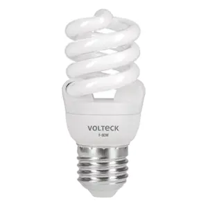 48500 / F-9EM Lámpara espiral mini T2 9 W luz de día en blíster, Volteck