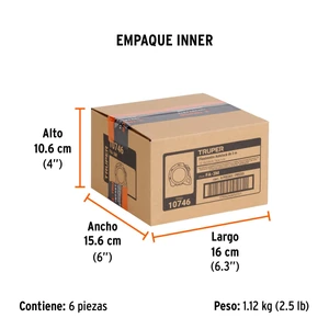 Flexómetro Auto-Lock contra impactos 3 m cinta 16 mm, Truper