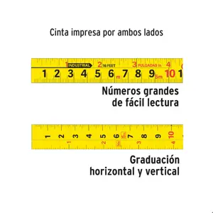 Truper Flexómetro Auto-Lock contra impactos 5.5 m cinta 25 mm