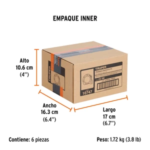Flexómetro Auto-Lock contra impactos 5 m cinta 19 mm, Truper