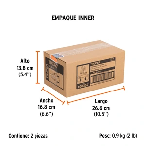 Faja lumbar naranja c/cintas de alta visibilidad, G, Truper