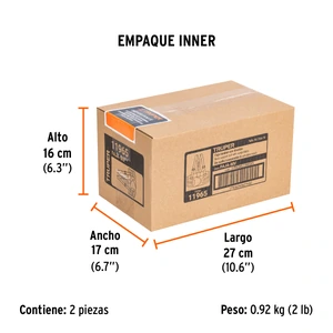 Faja lumbar de malla transpirable, talla M, Truper