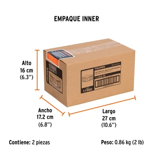 Faja lumbar tipo cinturón de malla transpirable, CH, Truper