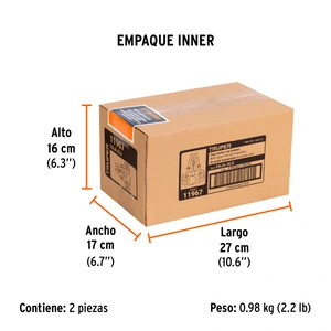 Faja lumbar de malla transpirable, talla XG, Truper