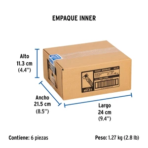 Manguera para boiler, acero inox, 1/2
