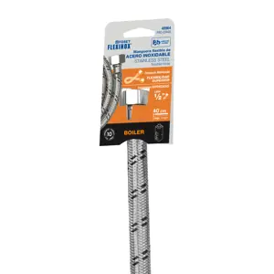 Manguera para boiler, acero inox, 1/2