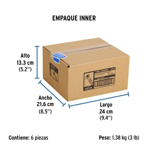 Manguera para boiler, acero inox, 3/4