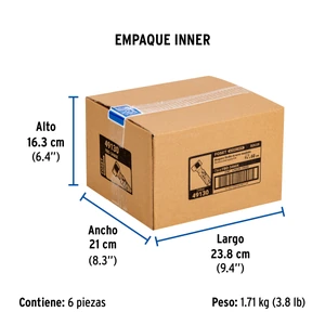 Manguera para boiler, acero inox, 3/4