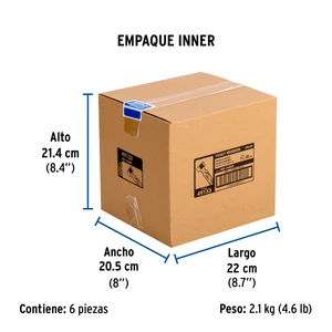 Manguera para boiler, acero inox, 3/4