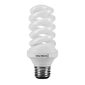 46849 / FC-15E Lámpara espiral T3 15 W luz cálida en blíster, Volteck
