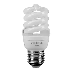 48501 / FC-9EM Lámpara espiral mini T2 9 W luz cálida en blíster, Volteck