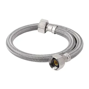 49181 / FFR-55V Foset Manguera lavabo/fregadero, vinilo gris, 1/2