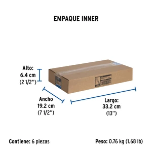 Manguera para gas, aluminio, 3/8