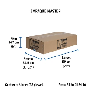 Manguera para gas, aluminio, 3/8