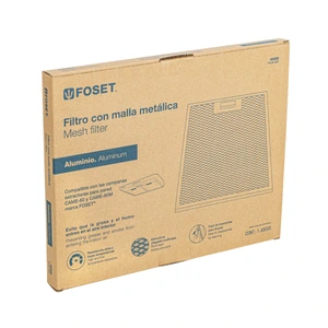 Foset Juego de 2 filtros de aluminio para campana CAME-60