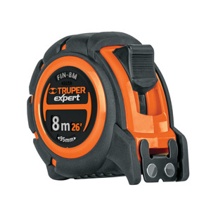 12696 / FIN-8M TRUPER Flexómetro industrial, 8 m, cinta 25 mm