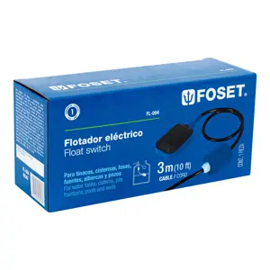 49347 / FL-004 Flotador eléctrico con cable de 3 m, Foset