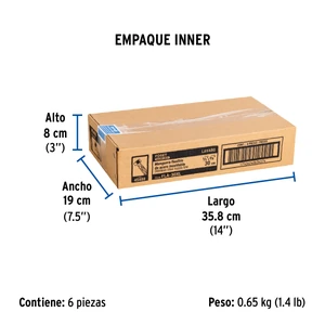 Foset Manguera lavabo/fregadero, acero inox, 1/2