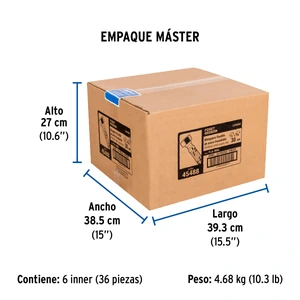 Foset Manguera lavabo/fregadero, acero inox, 1/2