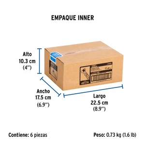 Foset Manguera lavabo/fregadero, acero inox, 1/2