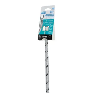 45489 / FLA-40XL Foset Manguera lavabo/fregadero, acero inox, 1/2