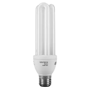 20102 / FOTRIC-24CP Lámpara triple T4 24 W luz cálida en caja, Volteck