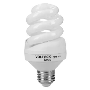 26105 / FOTW-13CP Lámpara espiral T4 13 W luz de día en caja, Volteck