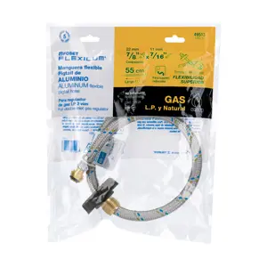 49513 / FPIG-55 Manguera pigtail, aluminio, 7/16