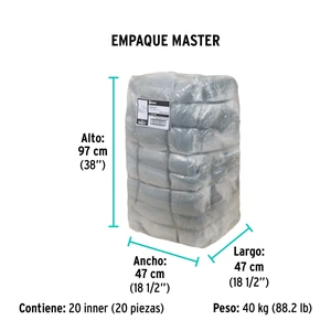 Rollo de 25 m de franela gris de algodón, Klintek
