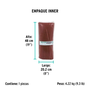 Rollo de 50 m de franela roja de algodón, Klintek