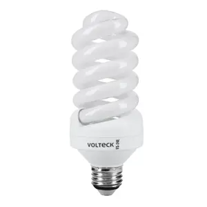 46835 / FS-24E Lámpara espiral T4 24 W luz neutra en blíster, Volteck